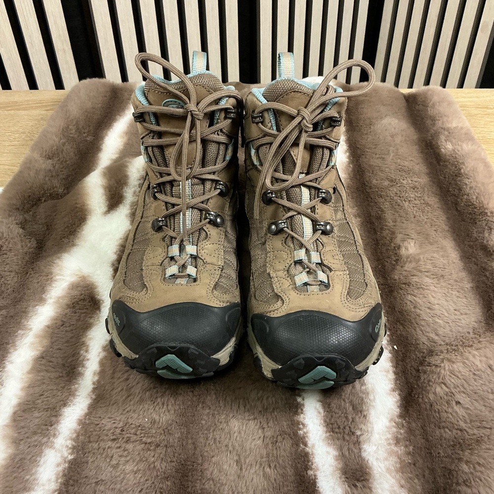Women's OBOZ Brown Hiking Boots, Sz 10